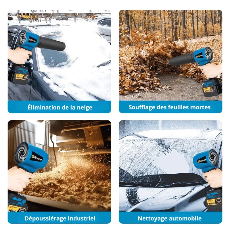 Souffleur De Feuilles Sans Fil 20V – Haute Puissance Et Grande Autonomie