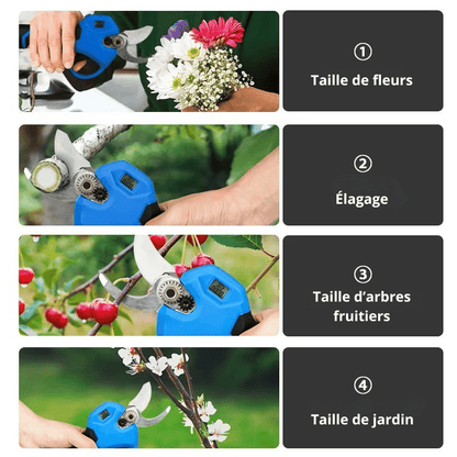 Sécateur Électrique 20V – Coupe Branches Professionnel À Batterie