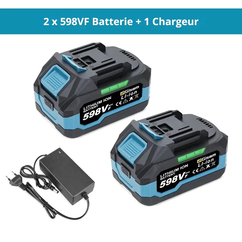 Batterie Lithium 20V – 4,0Ah à 6.0Ah, Compatible Makita - photo 3