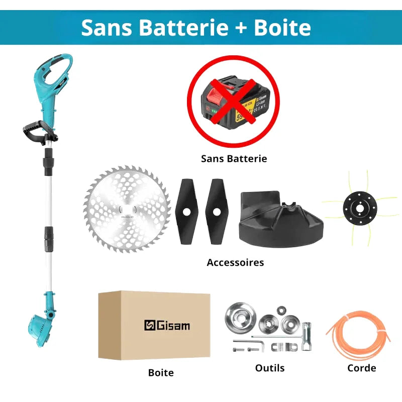 Coupe Bordure A Batterie 20V – Léger,Pratique Et Multifonction - photo 2