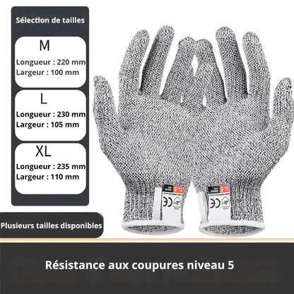 Gants De Sécurité - Anti Coupures