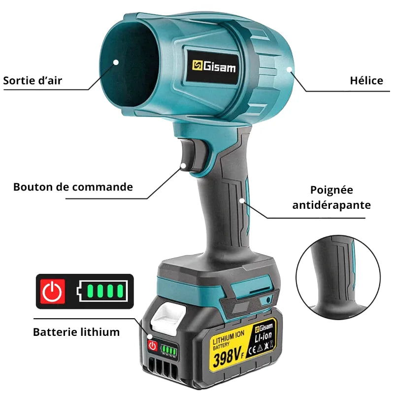 Mini Souffleur Sans Fil 20V – Léger Et Pratique