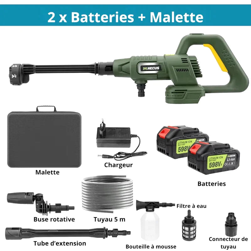 Pistolet Haute Pression 20V– 3 Vitesses, Buse 6-en-1 (6,3 L/min) - photo 3