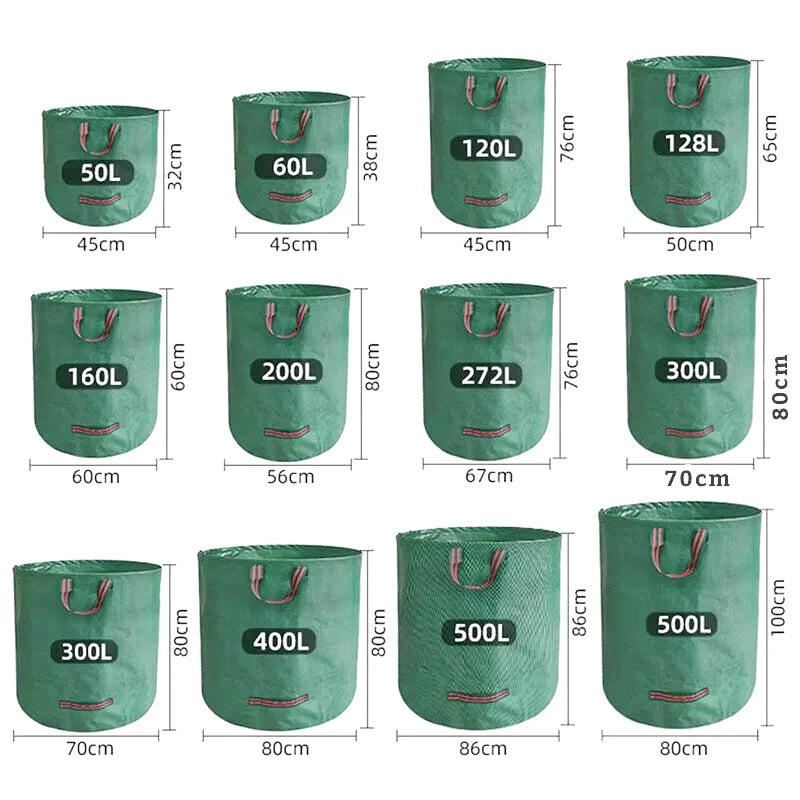 Sac De Déchets Verts – Réutilisable Et Pliable Pour Feuilles Et Gazon - photo 2