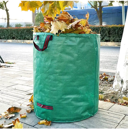 sac de déchets verts réutilisable et pliable pour feuilles et gazon