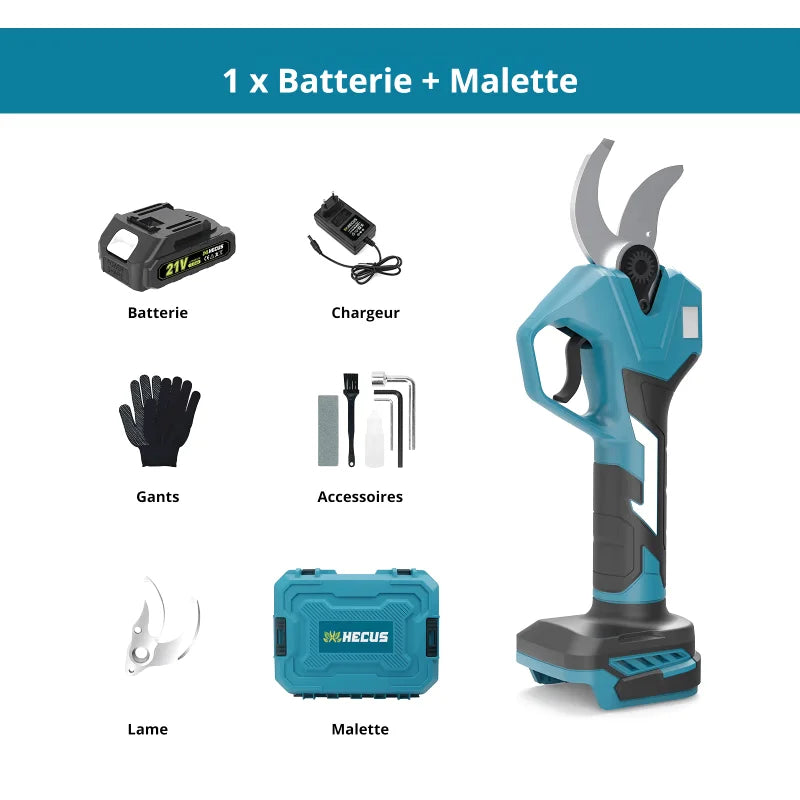 Sécateur Électrique Sans Fil 20V – Taille-Vigne Portatif et Ergonomique - photo 2