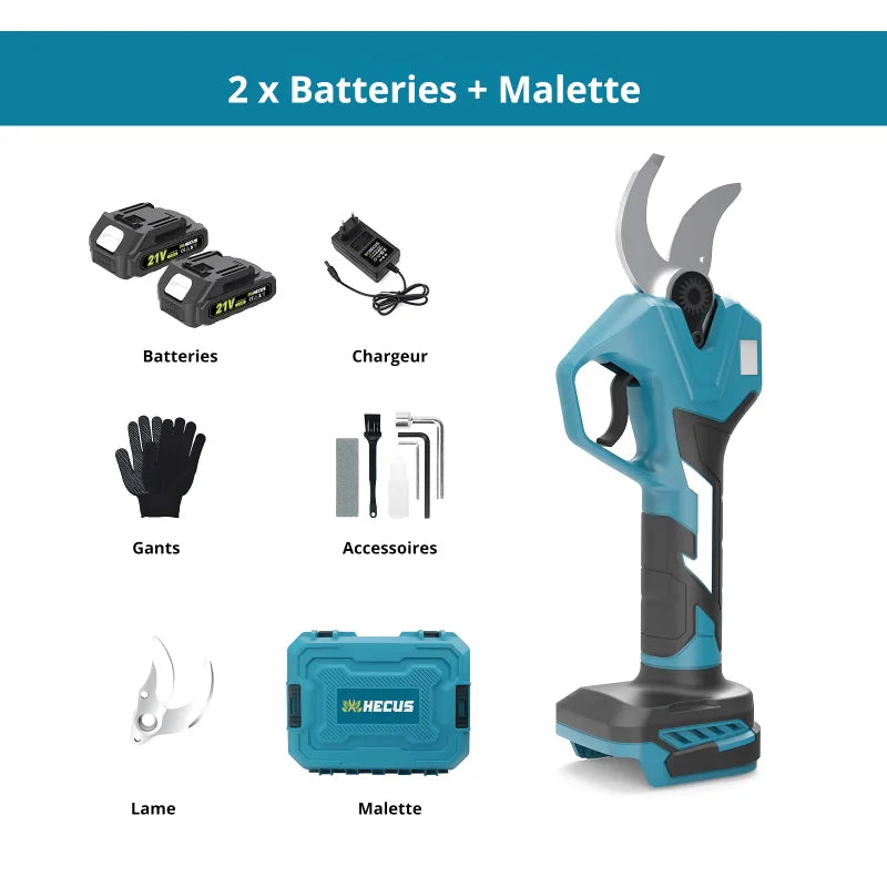 Sécateur Électrique Sans Fil 20V – Taille-Vigne Portatif et Ergonomique - photo 3