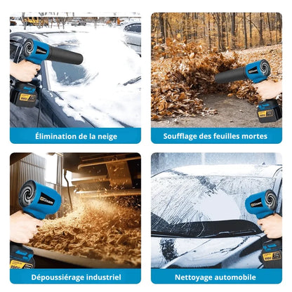 Souffleur De Feuilles Sans Fil 20V – Haute Puissance Et  Grande Autonomie