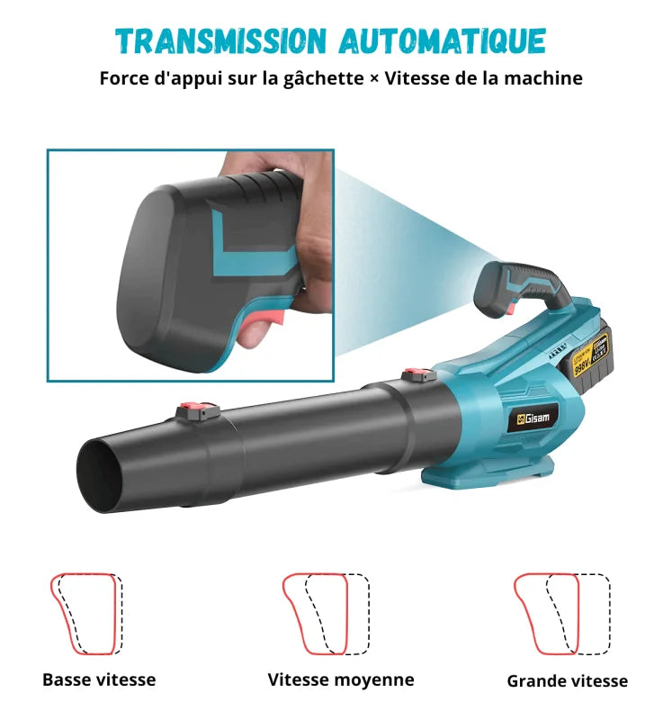 Souffleur De Feuilles Sans Fil Professionnel 20V – Polyvalent, Performant Et Pratique