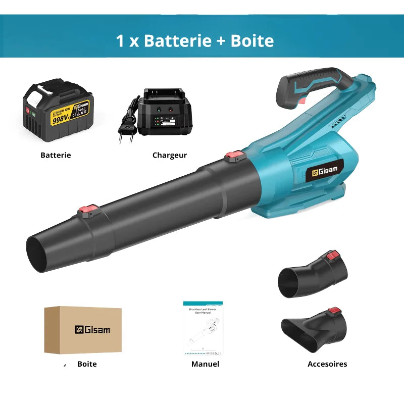 Souffleur De Feuilles Sans Fil Professionnel 20V – Polyvalent, Performant Et Pratique - photo 2