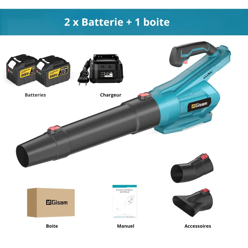 Souffleur De Feuilles Sans Fil Professionnel 20V – Polyvalent, Performant Et Pratique - photo 3