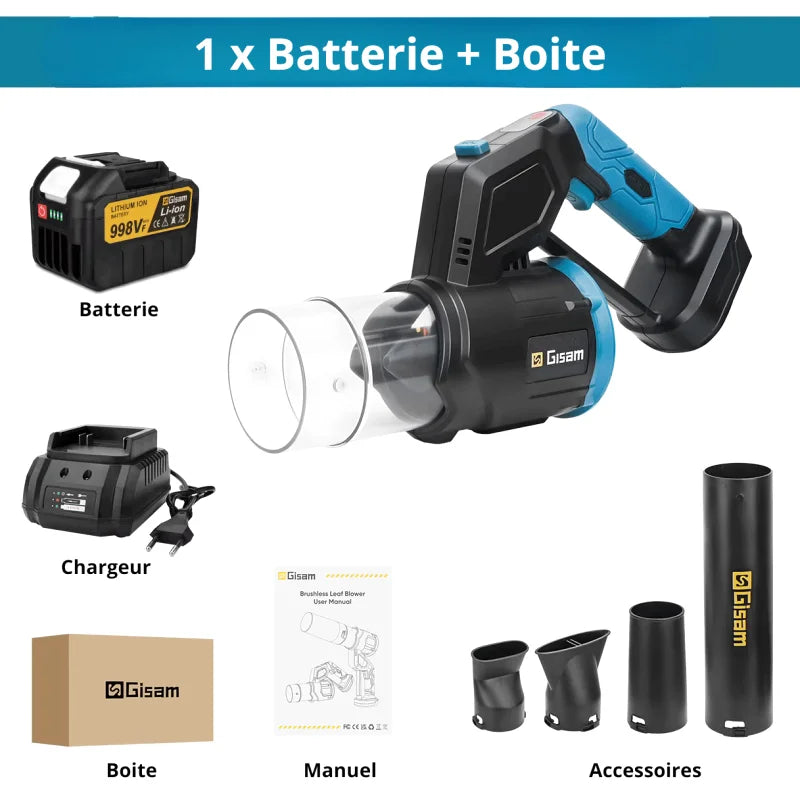 Souffleur De Feuilles Sur Batterie 20V – Compact, Léger Et Silencieux - photo 2