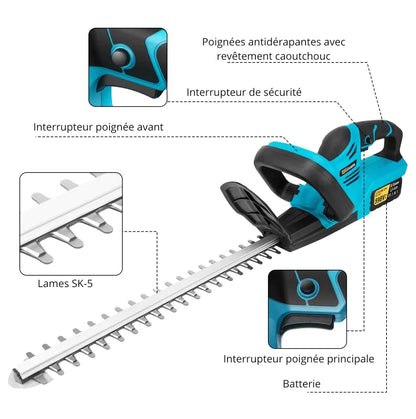 Taille Haie Telescopique 20V – Puissant Et Ergonomique