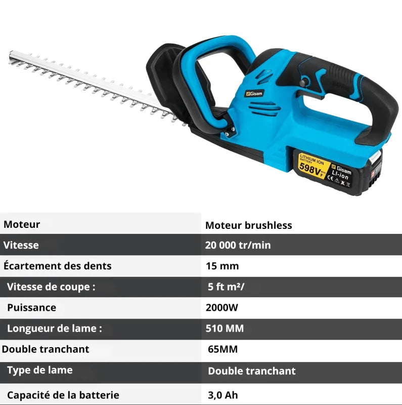 Taille Haie Telescopique 20V – Puissant Et Ergonomique - photo 4