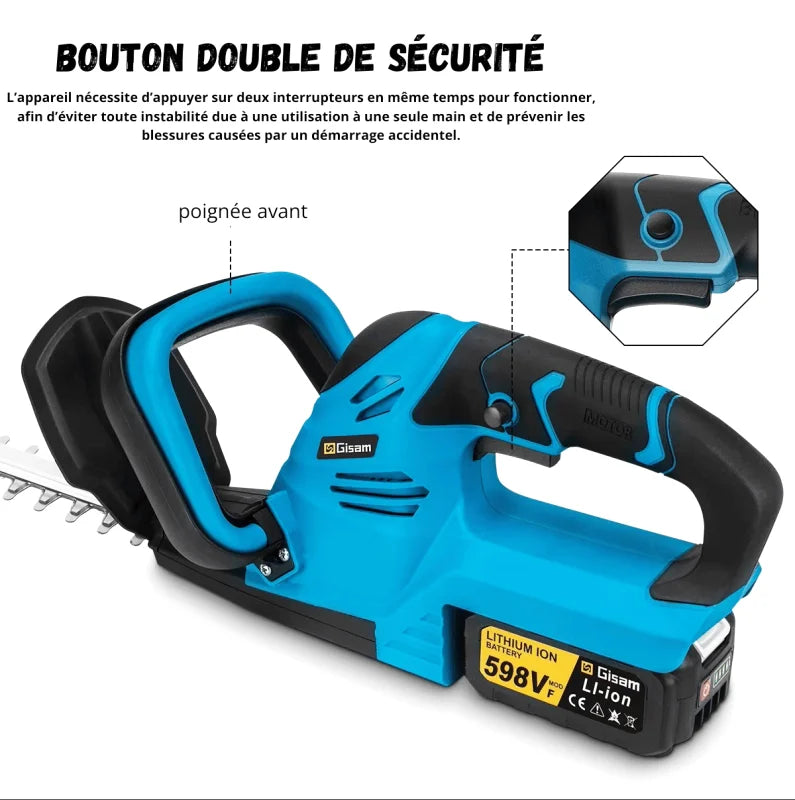 Taille Haie Telescopique 20V – Puissant Et Ergonomique