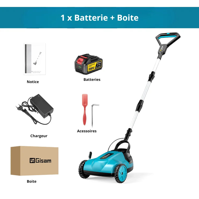 Tondeuse A Gazon A Batterie 20V – Débroussailleuse Multifonction Haute Performance - photo 2