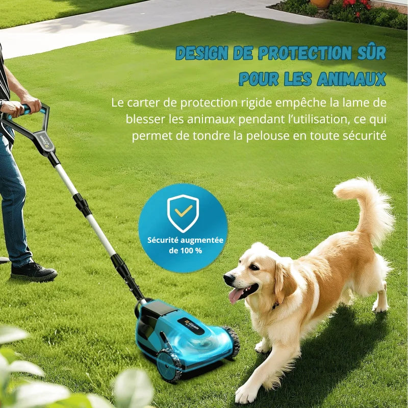 Tondeuse A Gazon A Batterie 20V – Débroussailleuse Multifonction Haute Performance