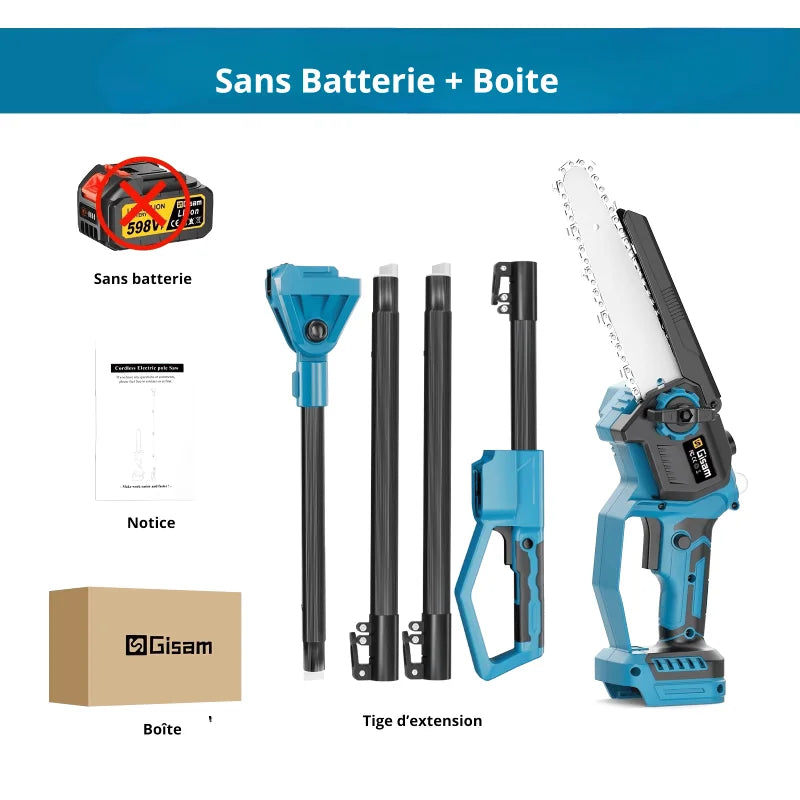 Tronçonneuse A Batterie 20V – Scie À Chaîne Puissante Pour Bois Et Troncs - photo 1