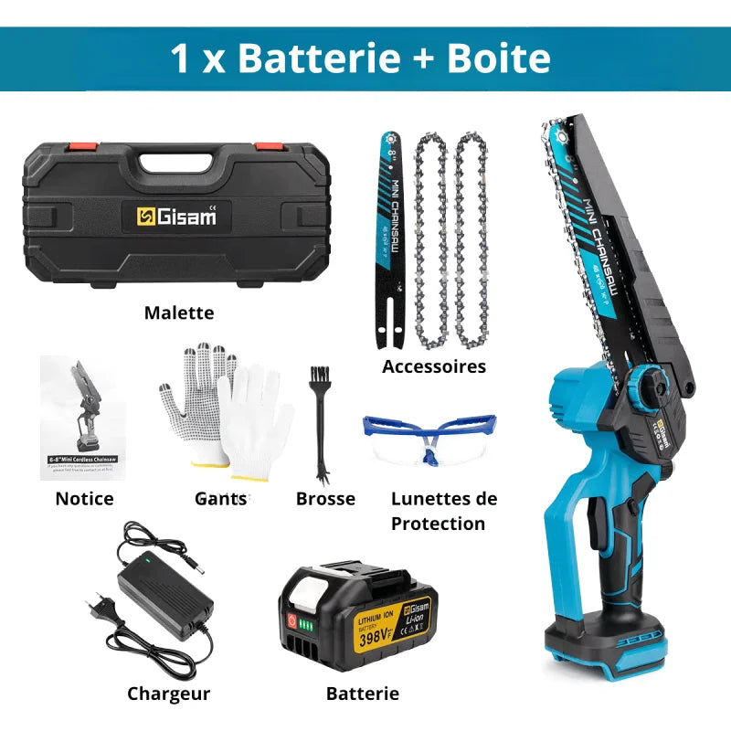 Tronçonneuse Électrique Sans Fil 20V – Mini Scie Portative Pour Bois Et Jardin - photo 2